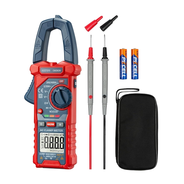 AstroAI Digital Clamp Meter Multimeter 2000 Counts